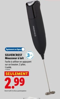 SILVERCREST Mousseur à lait