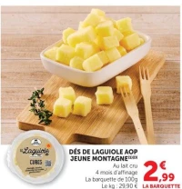 DÉS DE LAGUIOLE AOP JEUNE MONTAGNE