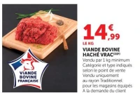 VIANDE BOVINE HACHÉ VRAC