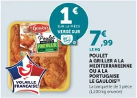 Poulet à griller à la méditerranéenne ou à la portugaise