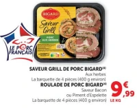Saveur grill de porc ou Roulade de porc