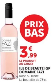 Ile de Beauté IGP Domaine Fazi Rosé ou blanc