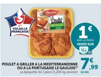 Poulet à griller à la méditerranéenne ou à la portugaise Le Gaulois