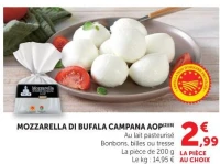 Mozzarella di Bufala Campana AOP