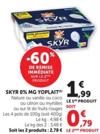 YOPLAIT Skyr 0% MG