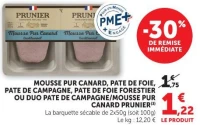 Mousse pur canard Prunier
