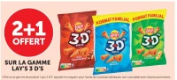 Sur la gamme Lay's 3D's