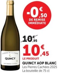 QUINCY AOP BLANC Les Pierres Cachées 2025
