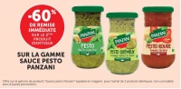 Sur la gamme Sauce Pesto Panzani