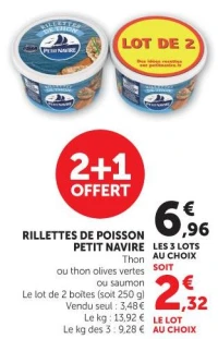 Rillettes de poisson Petit Navire