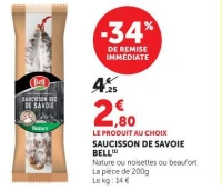Saucisson de Savoie Bell