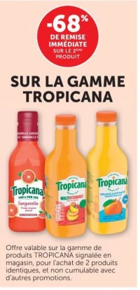 Sur la gamme Tropicana