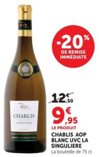 La Singuliere Chablis AOP Blanc UVC