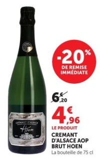 Hoen Crémant d'Alsace AOP Brut