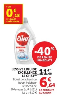 LESSIVE LIQUIDE EXCELLENCE LE CHAT