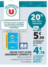 ESSUIE-TOUT ULTRA ABSORBANT COMPACT U