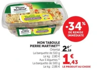 Mon Taboulé Pierre Martinet Oriental