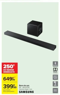 Barre de son SAMSUNG Réf. : HW-QS710F