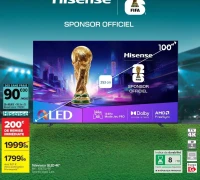 Téléviseur QLED 4K Hisense 100E7Q PRO