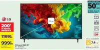 Téléviseur QNED 4K LG 85QNED82