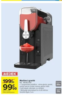 MEDEK Machine à granité