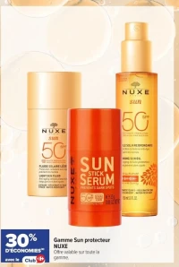 Gamme Sun protecteur NUXE