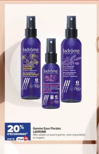Gamme Eaux Florales LADROME