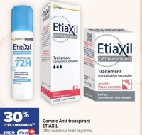 Gamme Anti-transpirant ETIAXIL