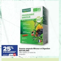 Gamme ampoule Minceur et Digestion NATURLAND