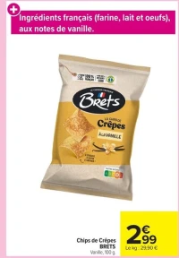 Chips de Crêpes BRETS Vanille