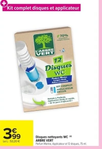 Disques nettoyants WC L'ARBRE VERT