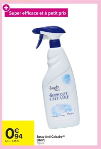 Spray Anti-Calcaire SIMPL 750 ml