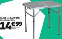 TABLE DE CAMPING DIM. 60X45XH55CM