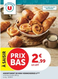 ASSORTIMENT DE MINI VIENNOISERIES U