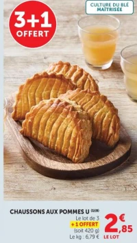 CHAUSSONS AUX POMMES U