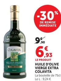 Huile d'olive vierge extra Colavita