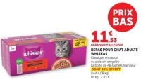 REPAS POUR CHAT ADULT WHISKAS