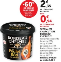 Spécialité charcutière Bordeau Chesnel