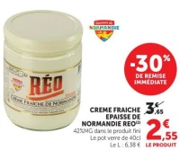 CREME FRAICHE EPAISSE DE NORMANDIE REO