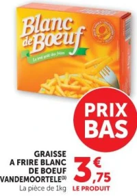 Graisse a frire Blanc de Boeuf Vandemoortele