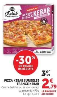 PIZZA KEBAB SURGELEE FRANCE KEBAB