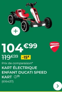 Kart Électrique Enfant Ducati Speed Kart