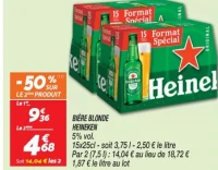 Bière Blonde Heineken