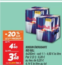 Boisson Énergisante Red Bull
