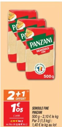 SEMOULE FINE PANZANI