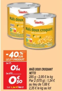MAÏS DOUX CROQUANT NETTO