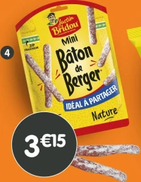 JUSTIN BRIDOU mini saucissons nature
