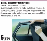 Rideau Occultant Magnétique