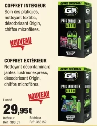 GS27 Pack Entretien Auto (Coffret Intérieur / Extérieur)