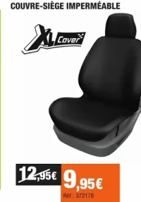 XL Cover COUVRE-SIÈGE IMPERMÉABLE